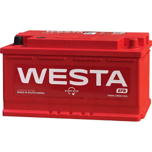 Автомобильный аккумулятор Westa AGM 100 Ач обратная полярность L5