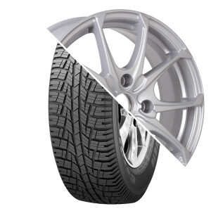 Cordiant All Terrain 215/70 R16 100 H + iFree Такеши 6x16 5x112 ET45 DIA57.1